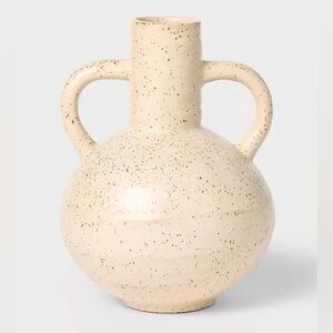 Studio McGee Large Matte Ceramic Speckle Glaze Vase